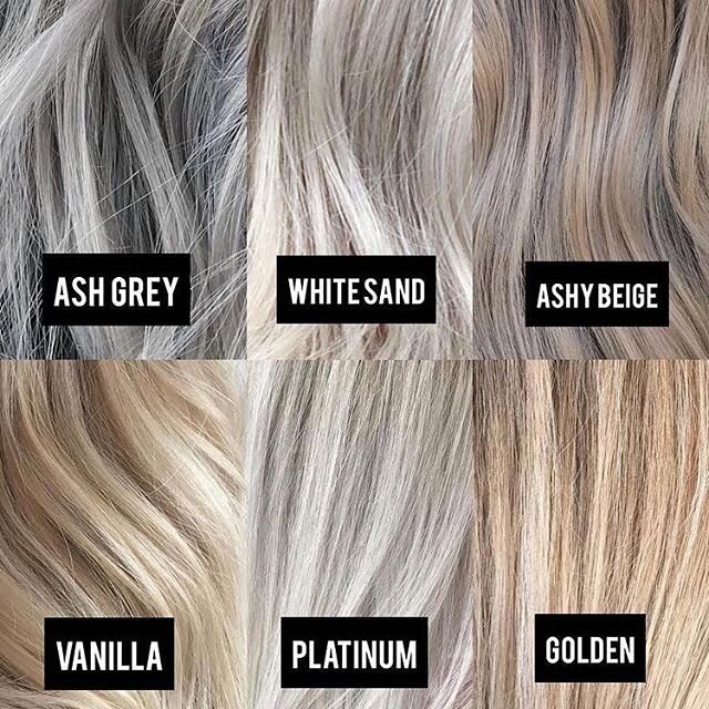 So many beautiful tones to choose from...
What&rsquo;s your fave?
When a clean blonde for your base  is achieved,toners are what determines your ultimate colour...Toners not only enhance or neutralise warmth they also close the cuticle and create a s