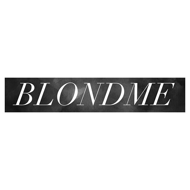 Introducing BLONDME,the superior lightening product for guys and gals that have dark hair and like to be blonde all over.
BLONDME has a bond enforcer in the product so we can lift to the max in one session..
BLONDME Home Care is a must with this serv