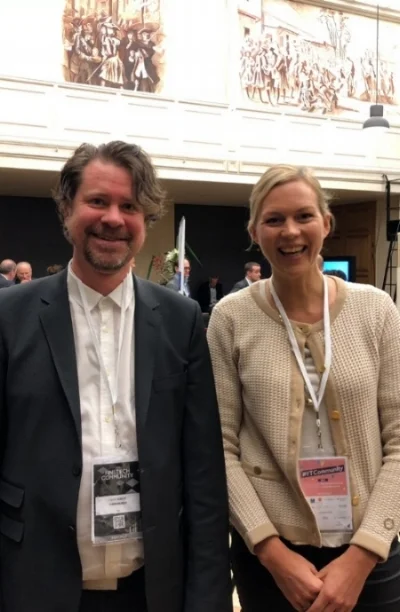 HENRIK HJELTE; CEO CHROMAWAY, aND CECILIA REPINSKI; EXECUTIVE DIRECTOR, STOCKHOLM GREEN DIGITAL FINANCE, Paris 8 DEC 2017