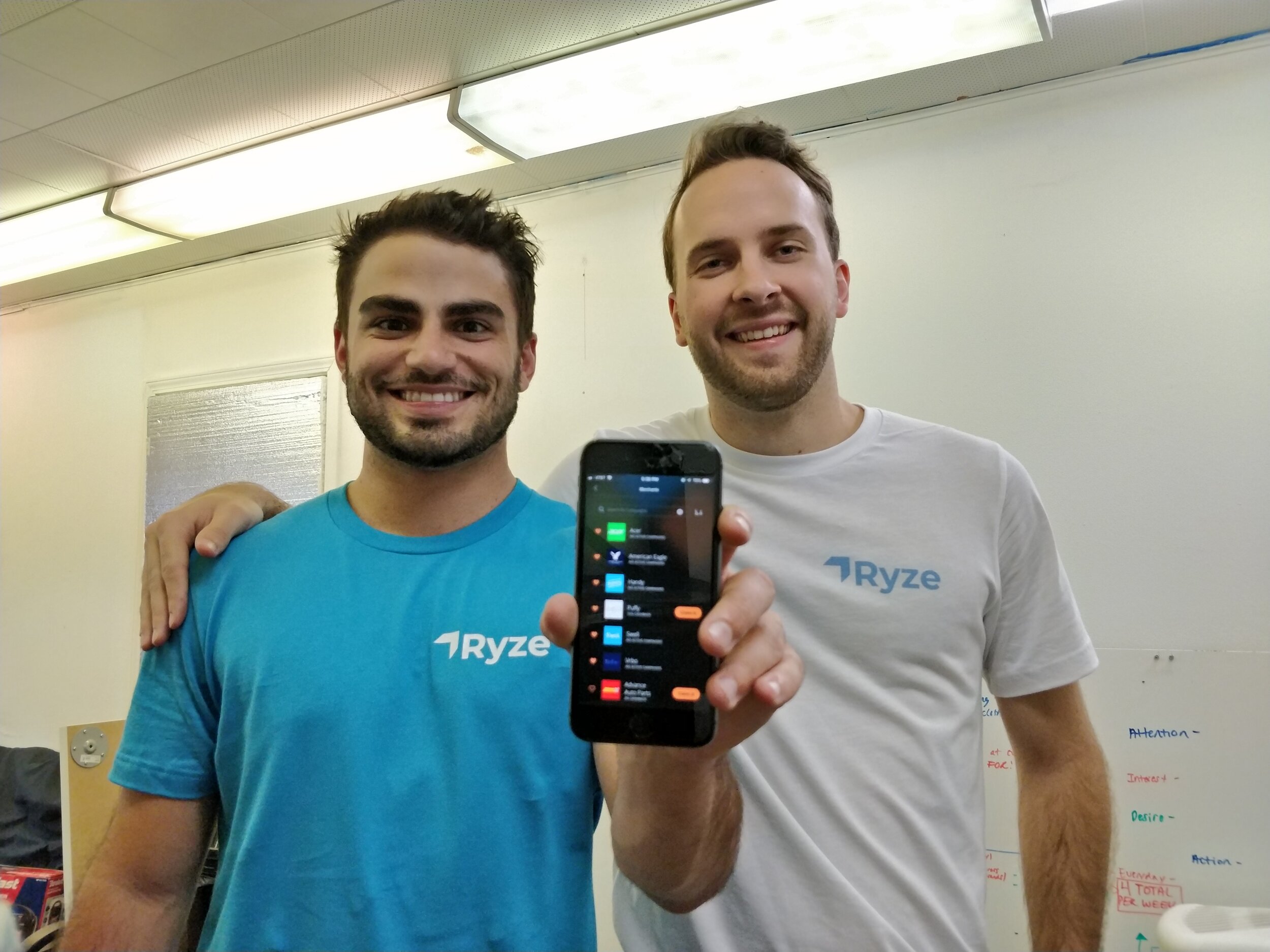 Tom Fortunato and Phil Osolinski with Ryze Rewards App (1).jpg