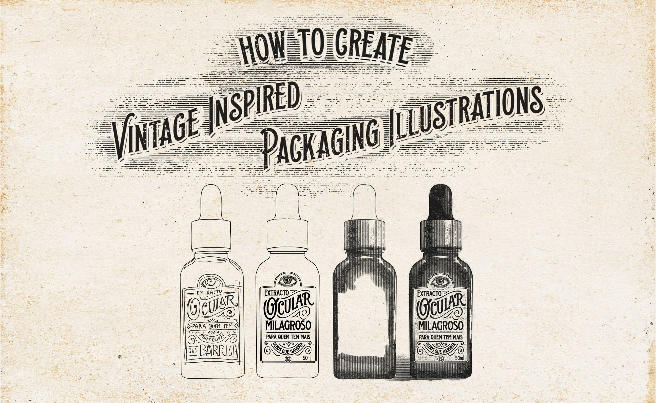 How to Create Vintage Inspired Packaging Illustrations
