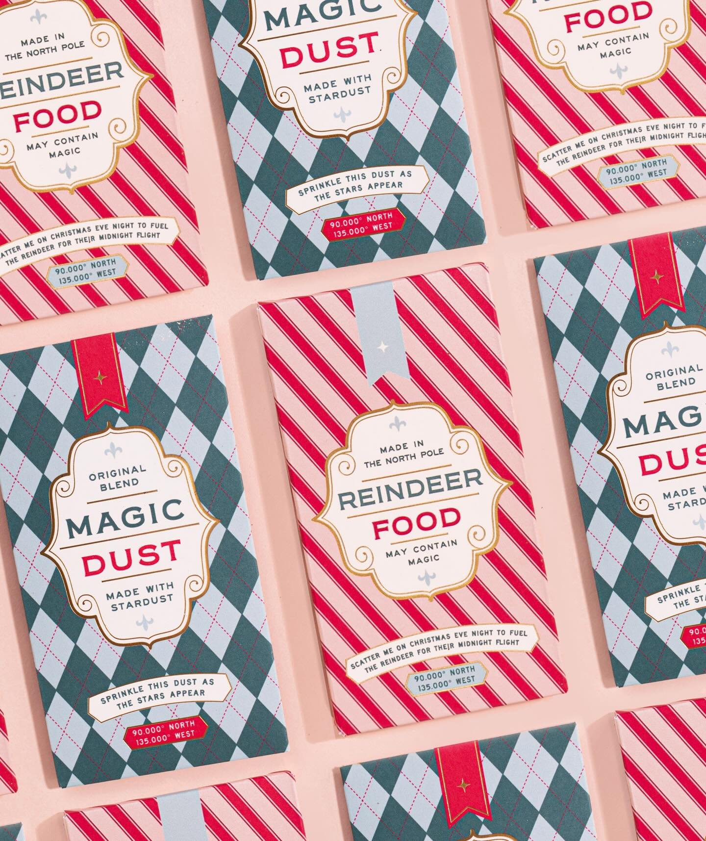 Holiday projects truly are a joy to design ✨

This year&rsquo;s @aprilandwhite collection might be my favourite yet: packaging for a magical Christmas box, Reindeer Food and Magic Dust, chocolate labels, North Pole stamps, tokens and all the tiny fes