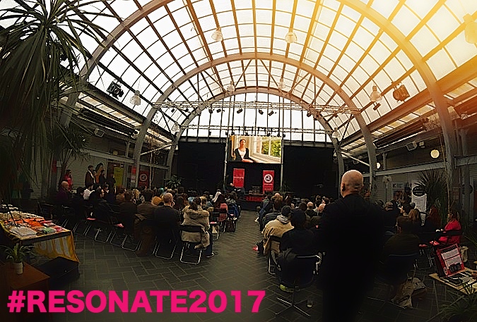 Resonate revellers bask in the honourable presence of opening keynote speaker and BPI Chairman Ged Doherty - photo cred Kayleigh McLaughlan
