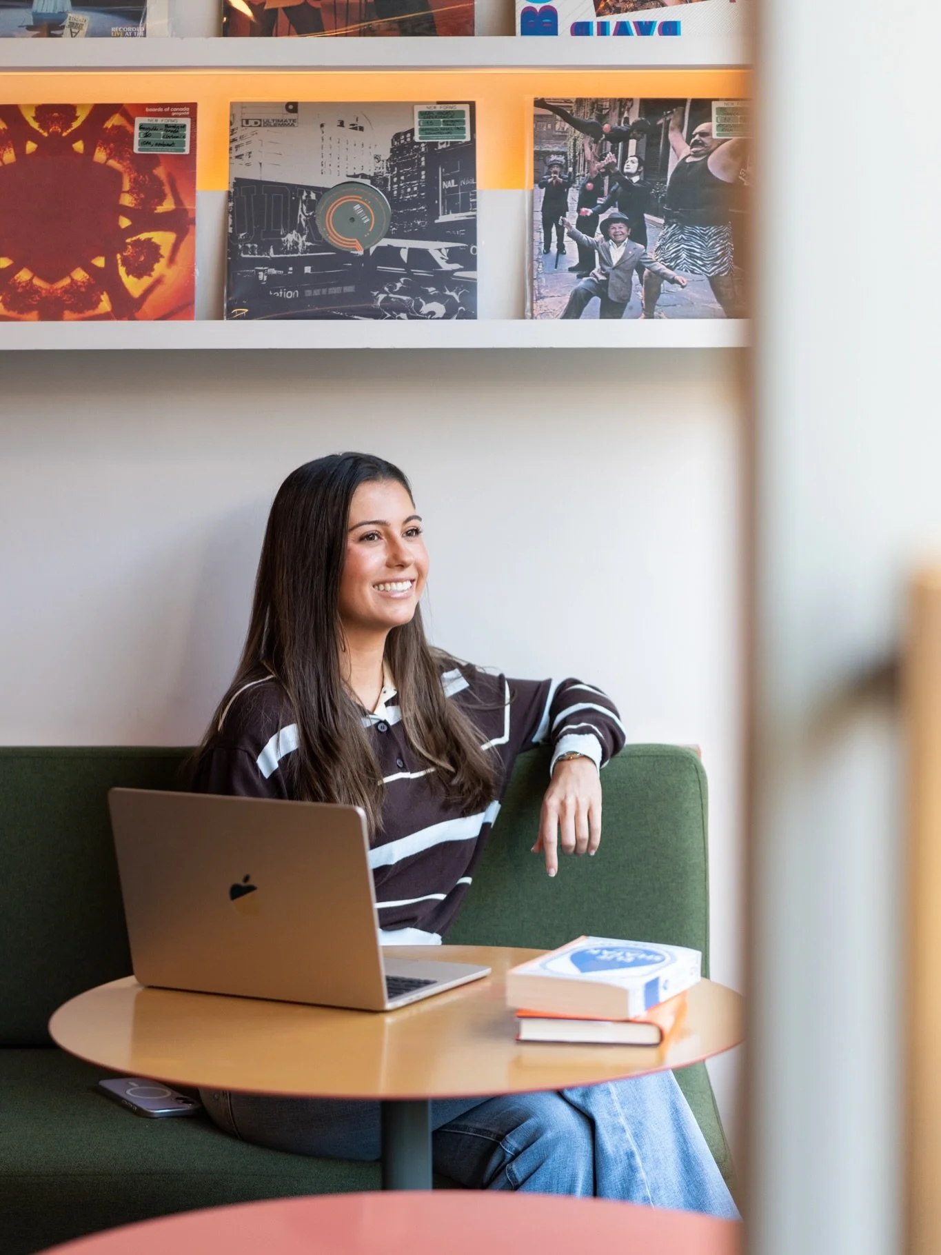Meet Bonnie, a freelance book editor I met just off King&rsquo;s Road in Chelsea for a Soulful Shoot in two very cool community spaces.

First up @_newforms_ part record store, caf&eacute; &amp; cocktail bar. Then @bookbaruk, an independent bookshop 