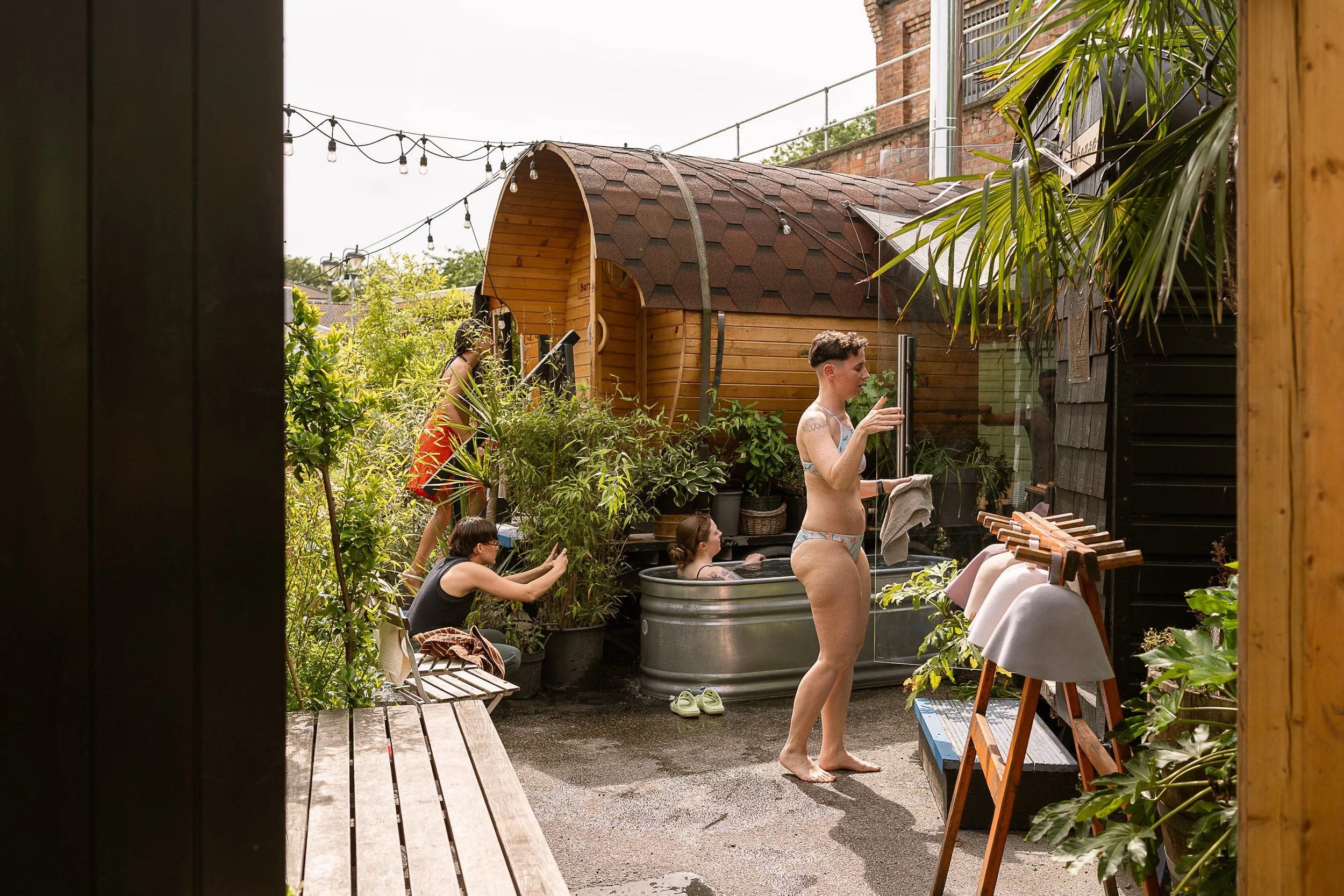 COMMUNITY SAUNA BATHS HACKNEY WICK | SAUNA &amp; WELLNESS PHOTOGRAPHY IN LONDON