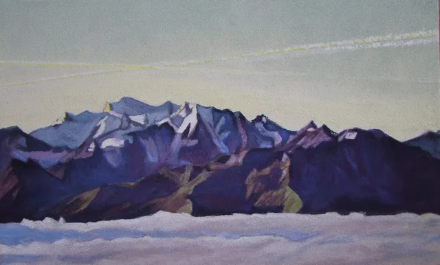 Montagne, 42,5x70 cm, 2017 — Claude Gazier