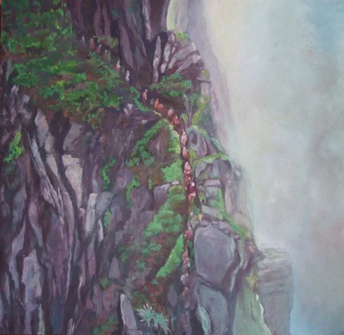 La Colère de Dieu, 122x125,7 cm, 2017 — Claude Gazier