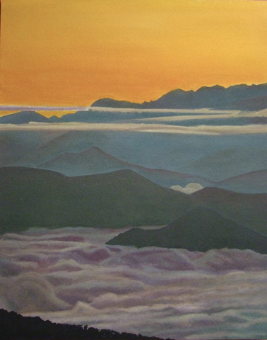 Vers la Ciudad Perdida, 122x97,5 cm, 2017 — Claude Gazier