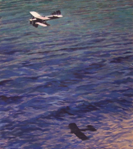 Vol de nuit, 79x70 cm, 2017 — Claude Gazier