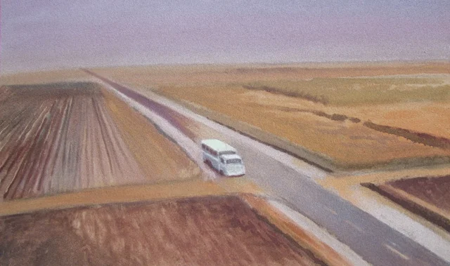 Crossroads, 43x72 cm, 2017 — Claude Gazier