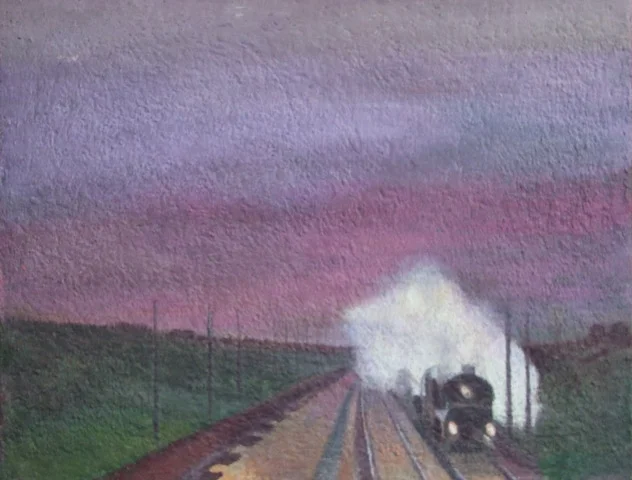 Train, 63x81 cm, 2015 — Claude Gazier