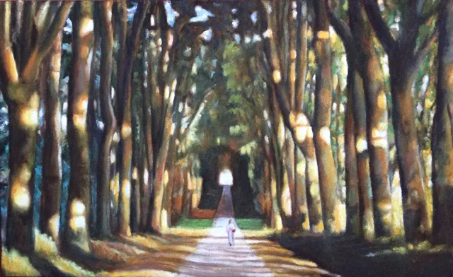 La cage dorée de Tess, 75x122 cm, 2016 — Claude Gazier