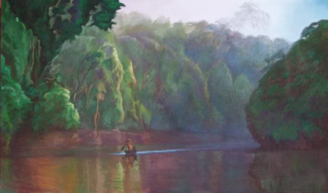 L’indien, 93x156,5 cm, 2017 — Claude Gazier