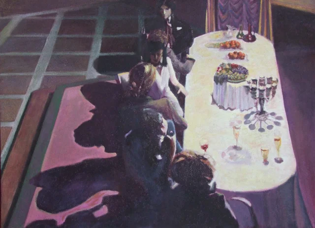 Le Montreur d’Ombres, 81x110 cm, 2016 — Claude Gazier