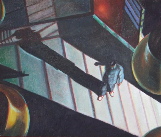Shadows, 80x95 cm, 2016 — Claude Gazier