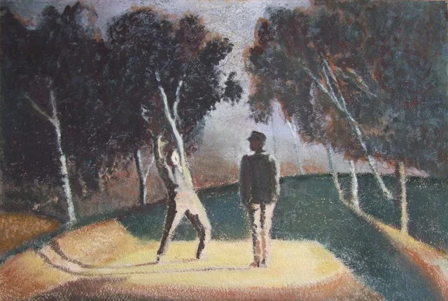 L’Etudiant de Prague, 43x63 cm, 2016 — Claude Gazier