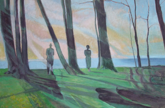 Contre jour, 75x114 cm, 2016 — Claude Gazier