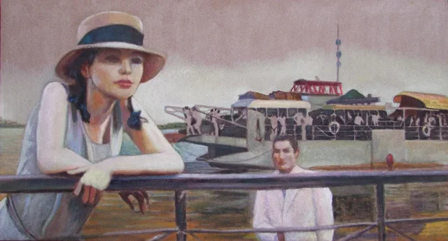 L’Amant, 67x122 cm, 2016 — Claude Gazier