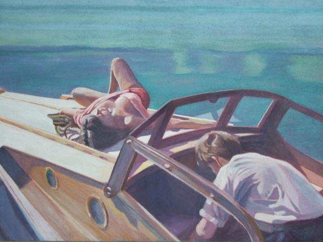 Monica, 88x122 cm, 2014 — Claude Gazier