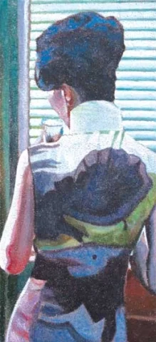 Maggie Cheung - 2, 103x47 cm, 2012 — Claude Gazier