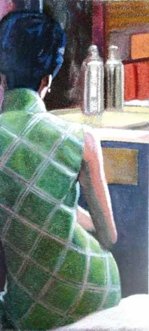 Maggie Cheung - 3, 103x47 cm, 2012 — Claude Gazier