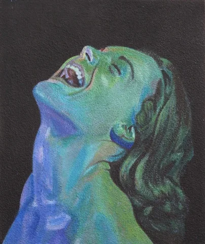 Romy dans l’Enfer (b), 51x44 cm, 2010 — Claude Gazier