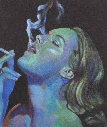 Romy dans l’Enfer (c), 51x44 cm, 2010 — Claude Gazier
