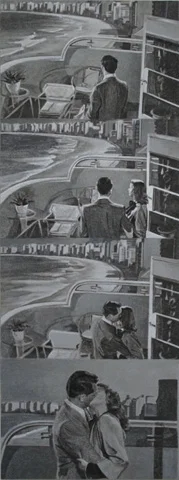 Les Enchaînés, 140x52,5 cm, 2010 — Claude Gazier