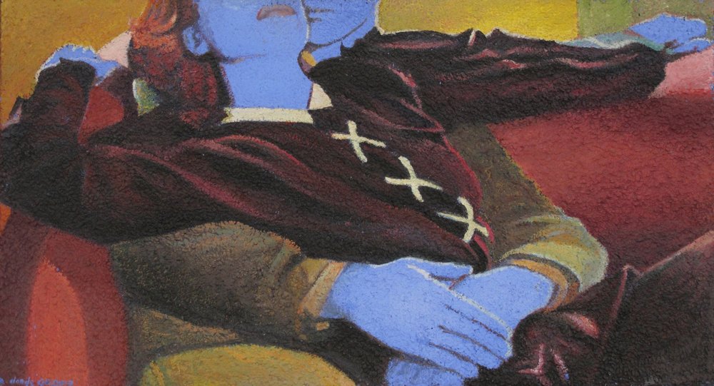 Le divan, 61x113 cm, 2003 — Claude Gazier