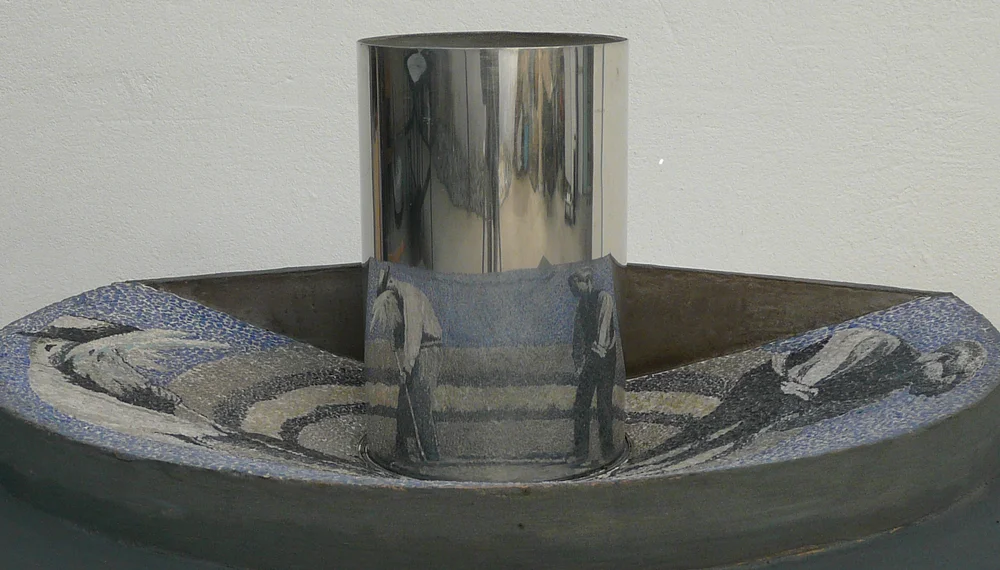 L’Arroseur Arrosé, maquette, 1997 — Claude Gazier