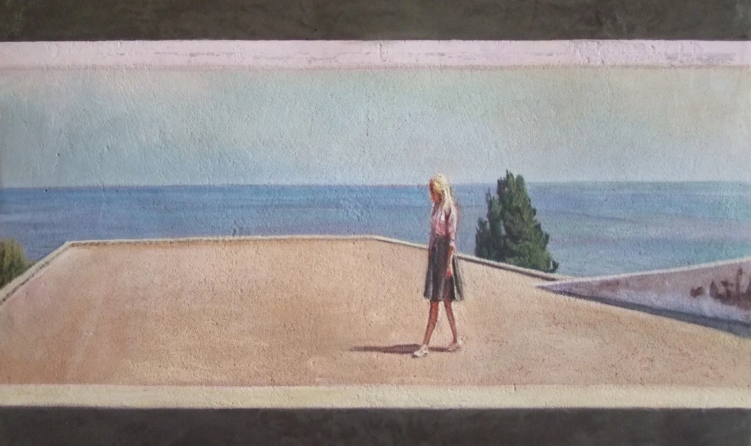 L’attente, 122x88 cm, 2013 — Claude Gazier