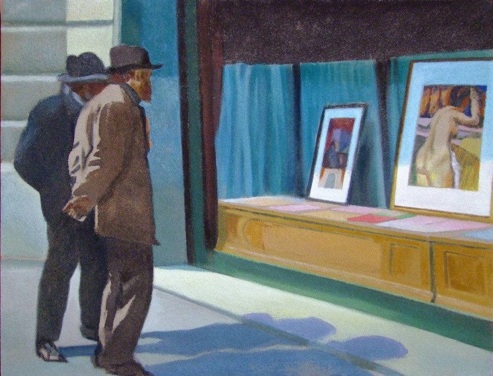 Regard oblique, 71x90 cm, 2019