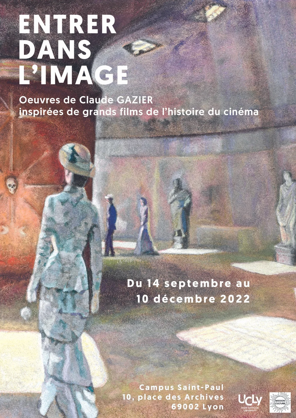 Retrospective exhibition poster, UCLY, Lyon