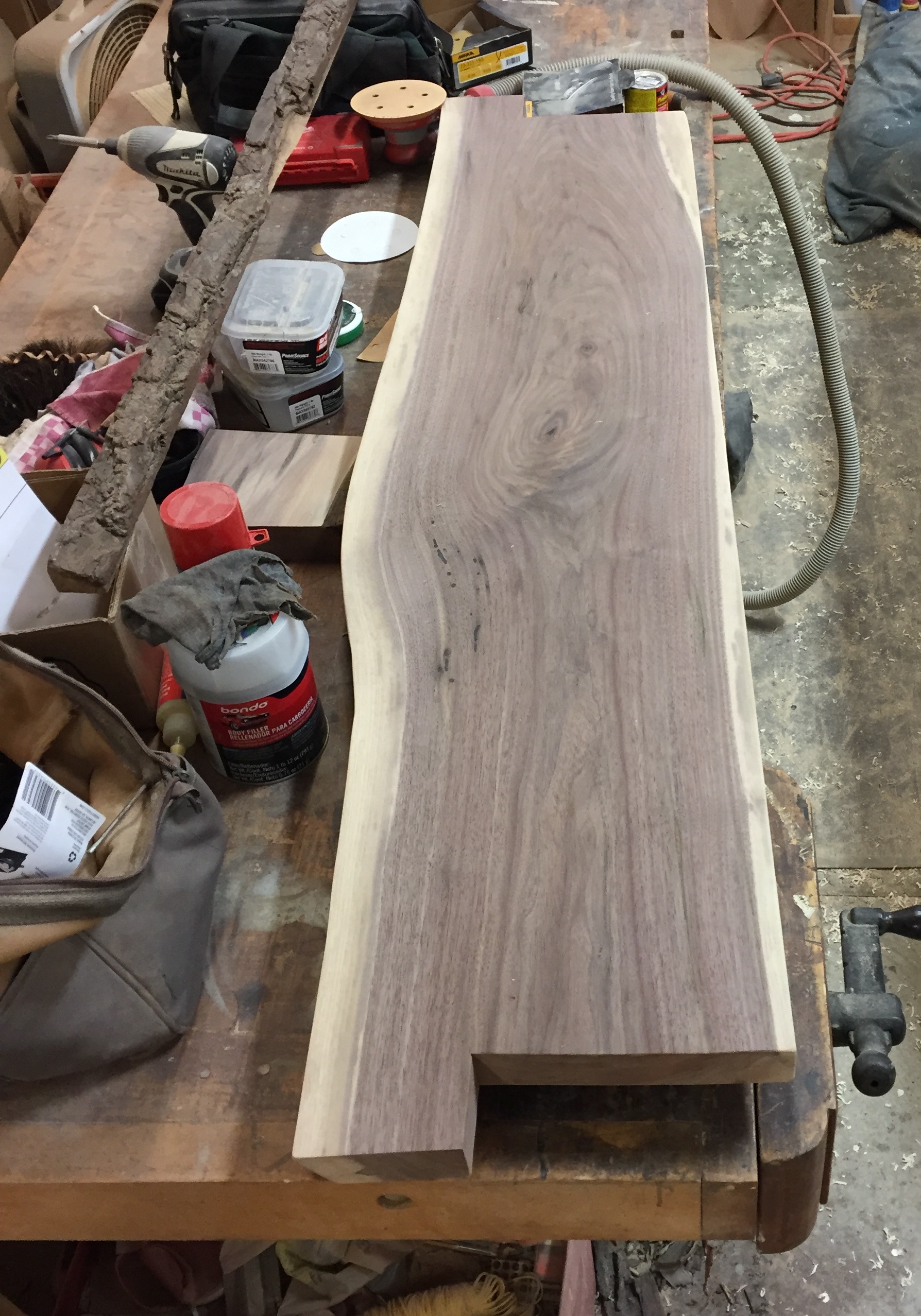 Final sand and send to finishing.