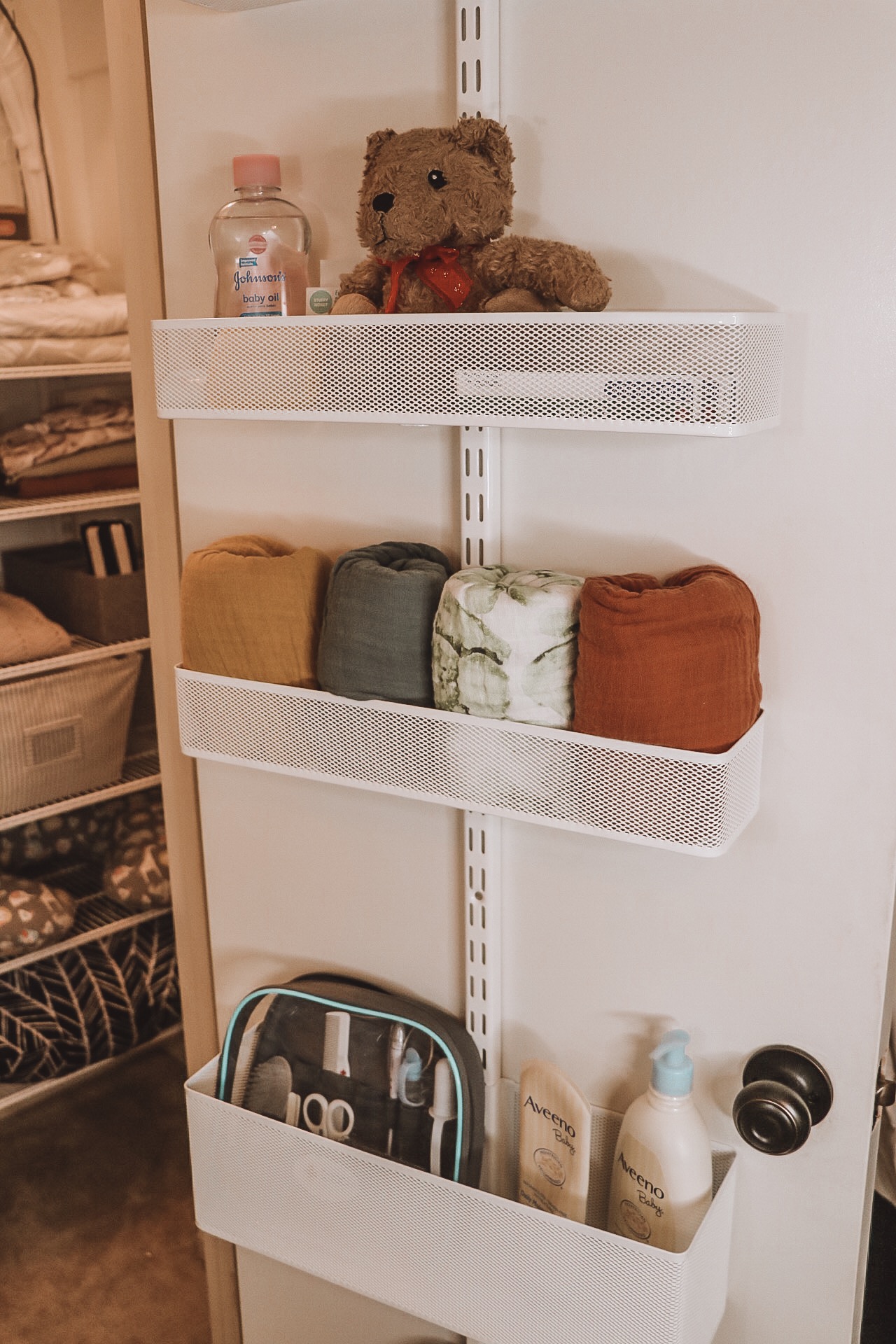 DIY Closet Shelving  Replacing The Wire Shelf In Our Nursery Closet -  Small Stuff Counts