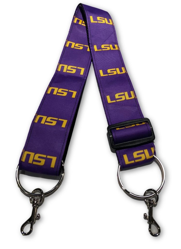 NCAA Collegiate Replacement Shoulder Bag Strap - Louisiana State University  LSU Tigers — Master Strap