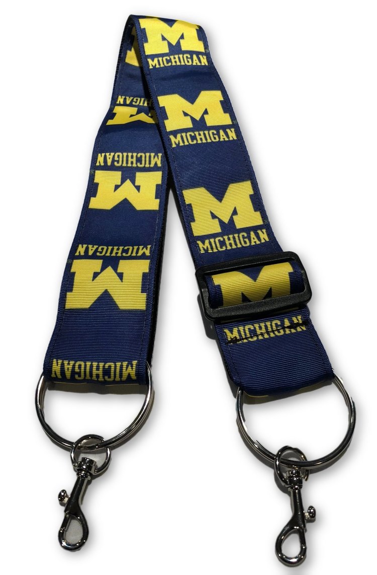 NCAA Collegiate Replacement Shoulder Bag Strap - University of Michigan  Wolverines — Master Strap