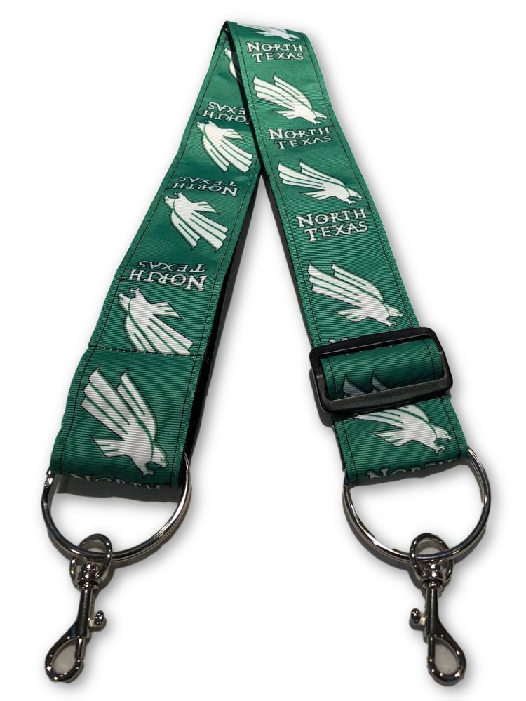 NCAA Collegiate Replacement Shoulder Bag Strap - University of North Texas  Mean Green — Master Strap