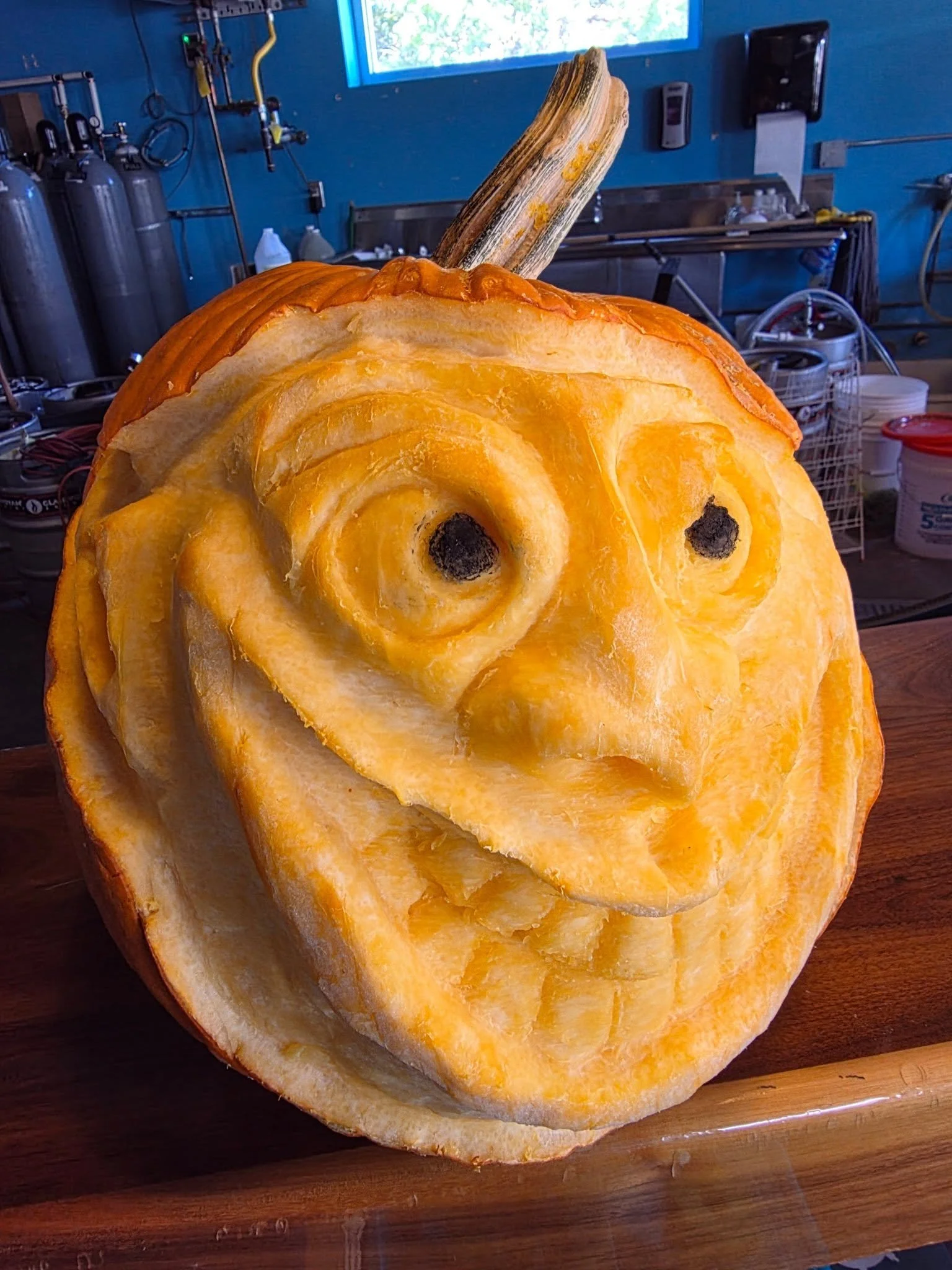 Join us tonight as Clairvoyant Brewing's artist-in-residence, Dion, offers a master class in pumpkin carving on the patio. For just $25 you'll get big pumpkin and all the tools you need to realize your dream pumpkin. The class starts at 7:00 p.m. By