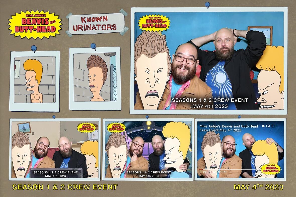 At tonight&rsquo;s Beavis and Butt-head season 2 party I experienced a first. Smart Beavis and Smart Butt-head thanked the crew personally! Thanks to Titmouse and the crew at Titmouse Hollywood for a great night! Another wrap party done and dusted!