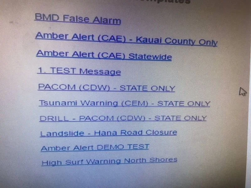 This is the UI of the alert system or at least what was found on the web. Whether or not this is real, it needs help! 