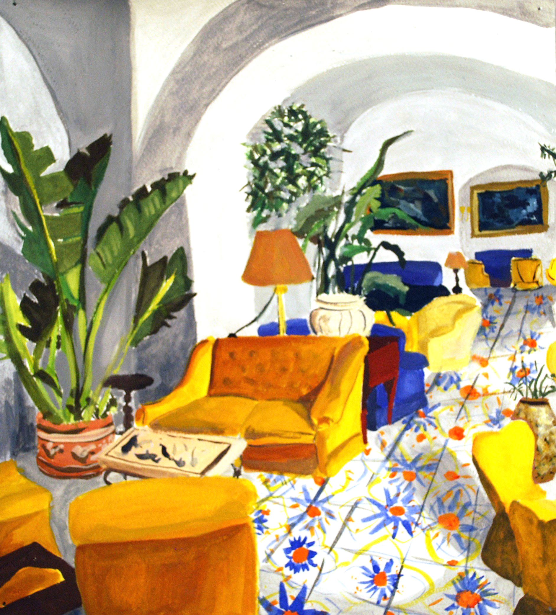 Sunny Lu (Ladue High School), "Spain 3PM," 2017