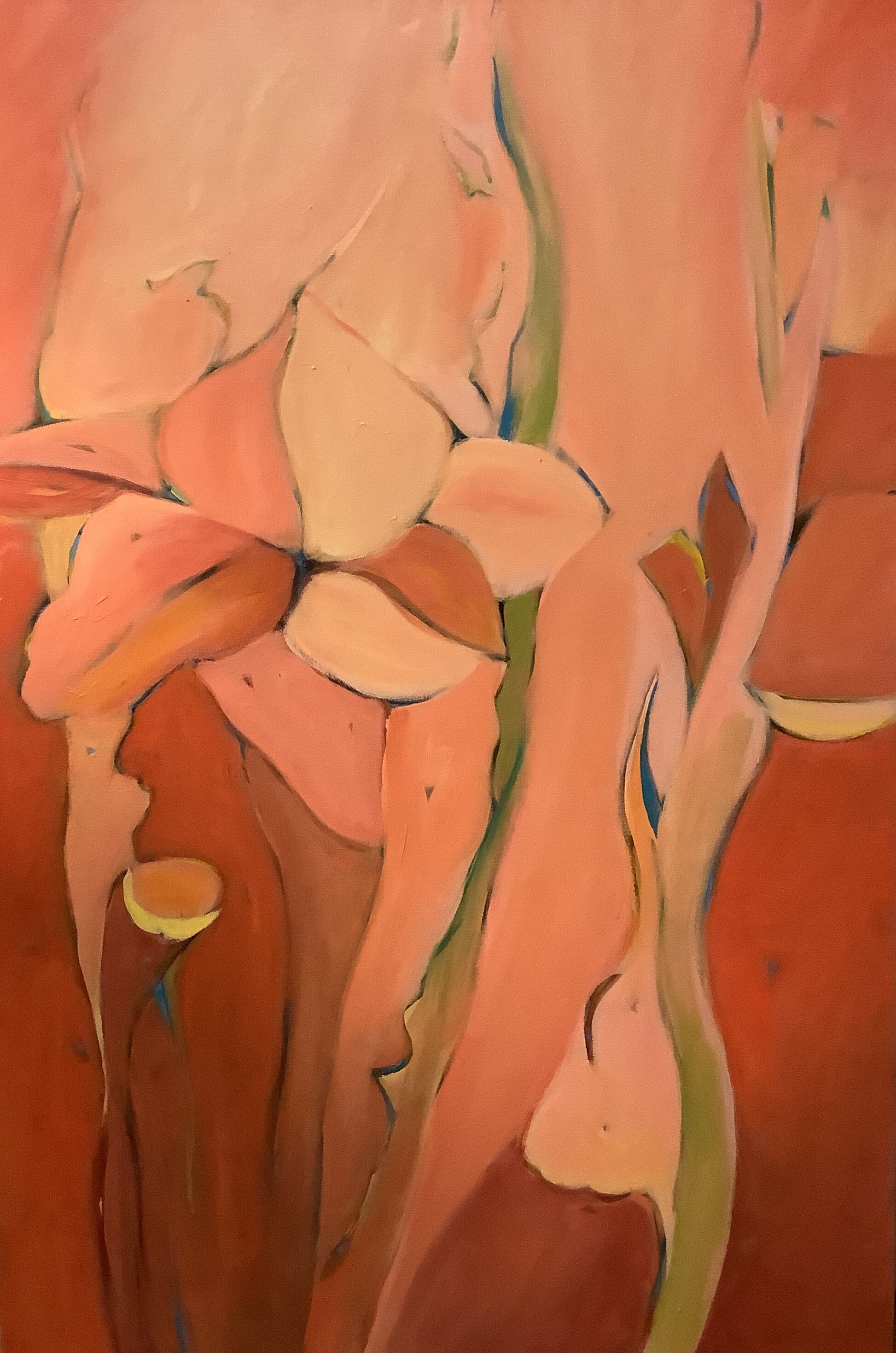 Desert Love, 34"x30", acrylic on canvas, 2019