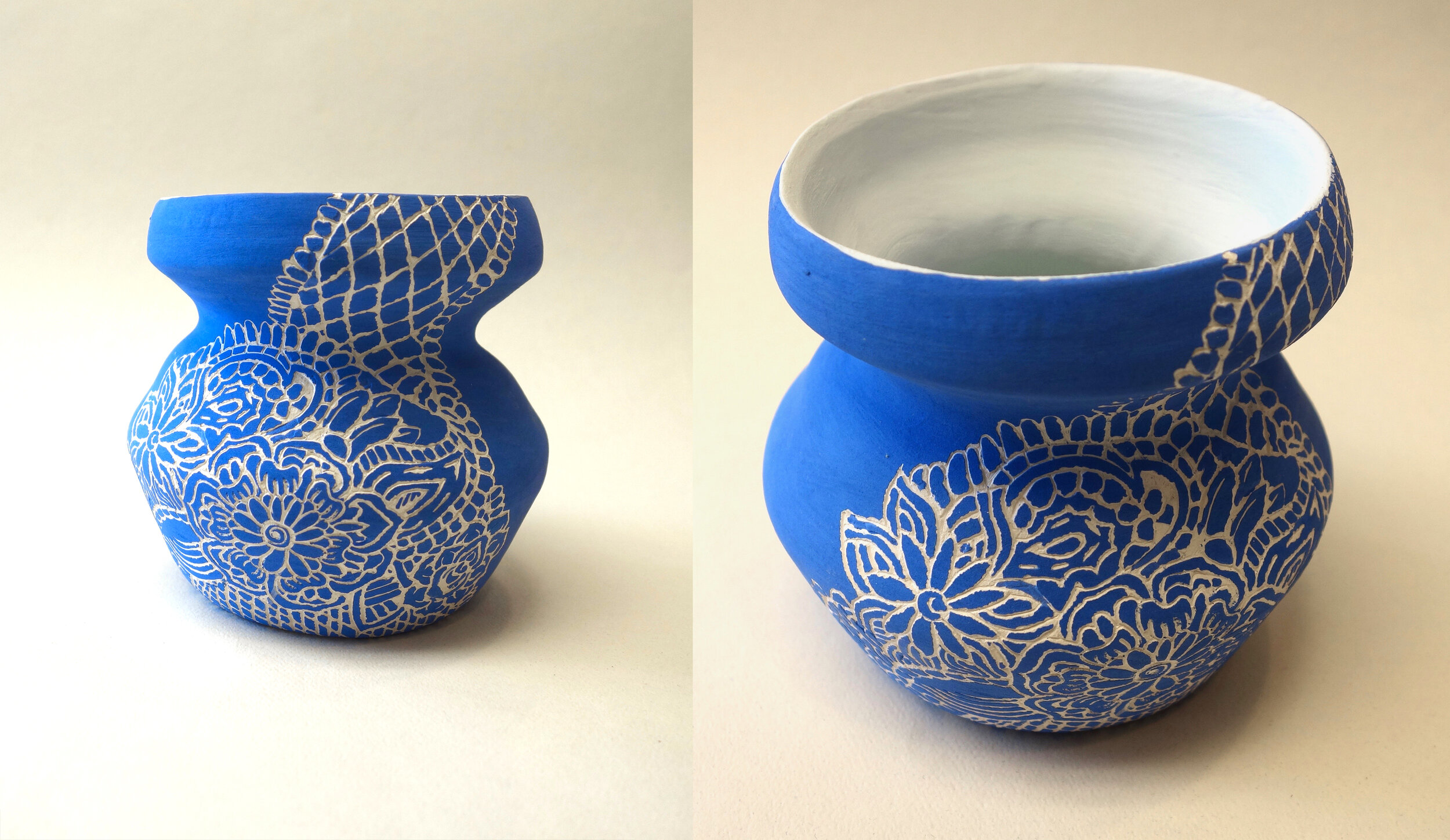 Chloe Ouellette, Blue Lace Vase