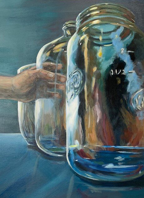 Lydia Burkett, Glass Study