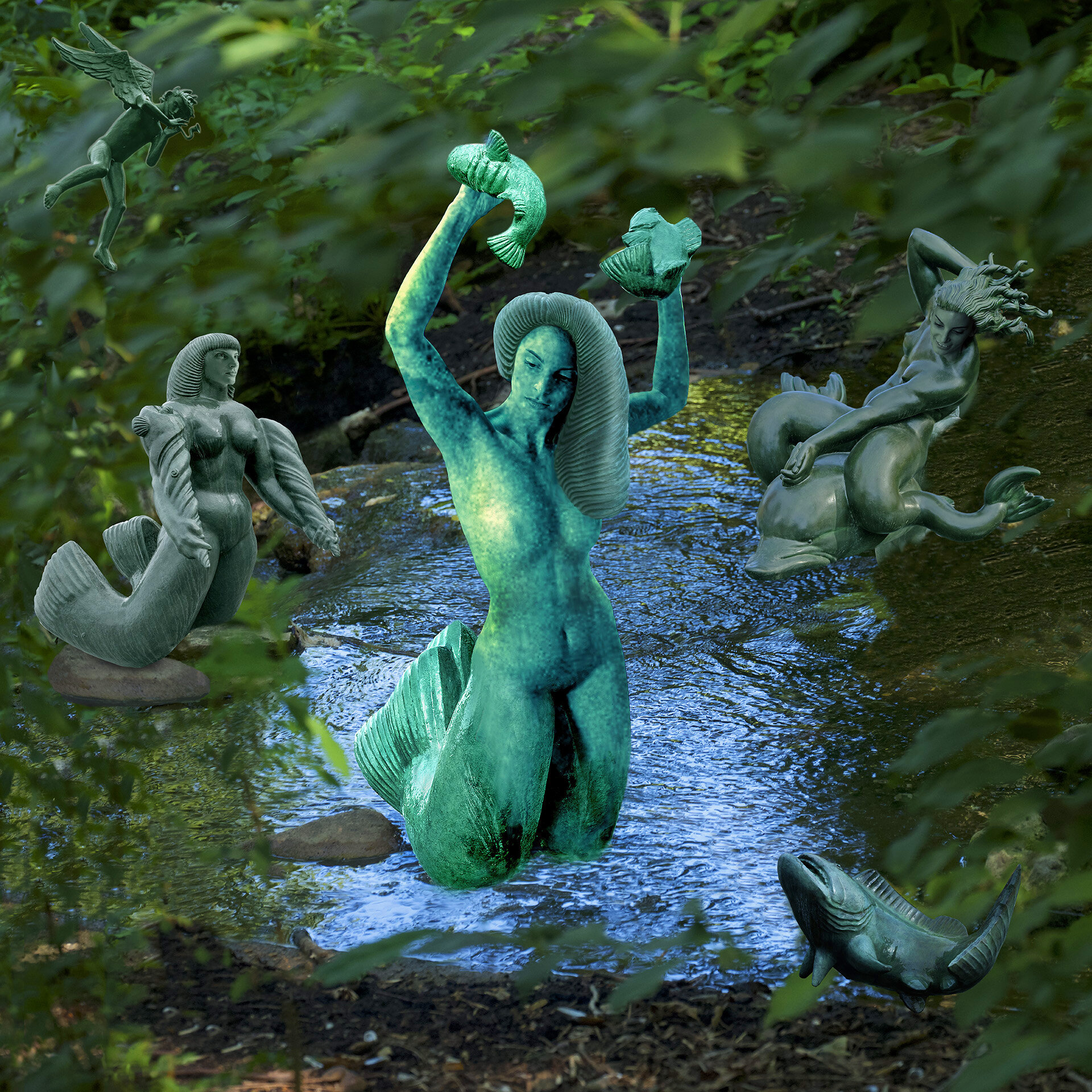 Ode to Milles, digital on canvas, 32 x 32 inches, 2020