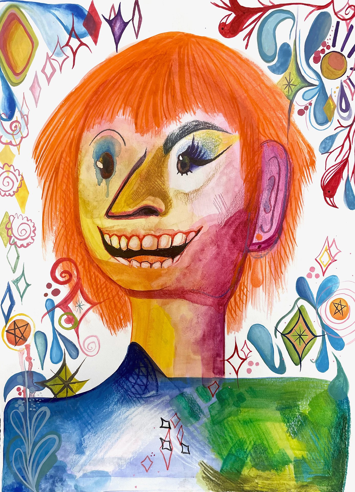 Untitled Self Portrait by Simone Scigousky