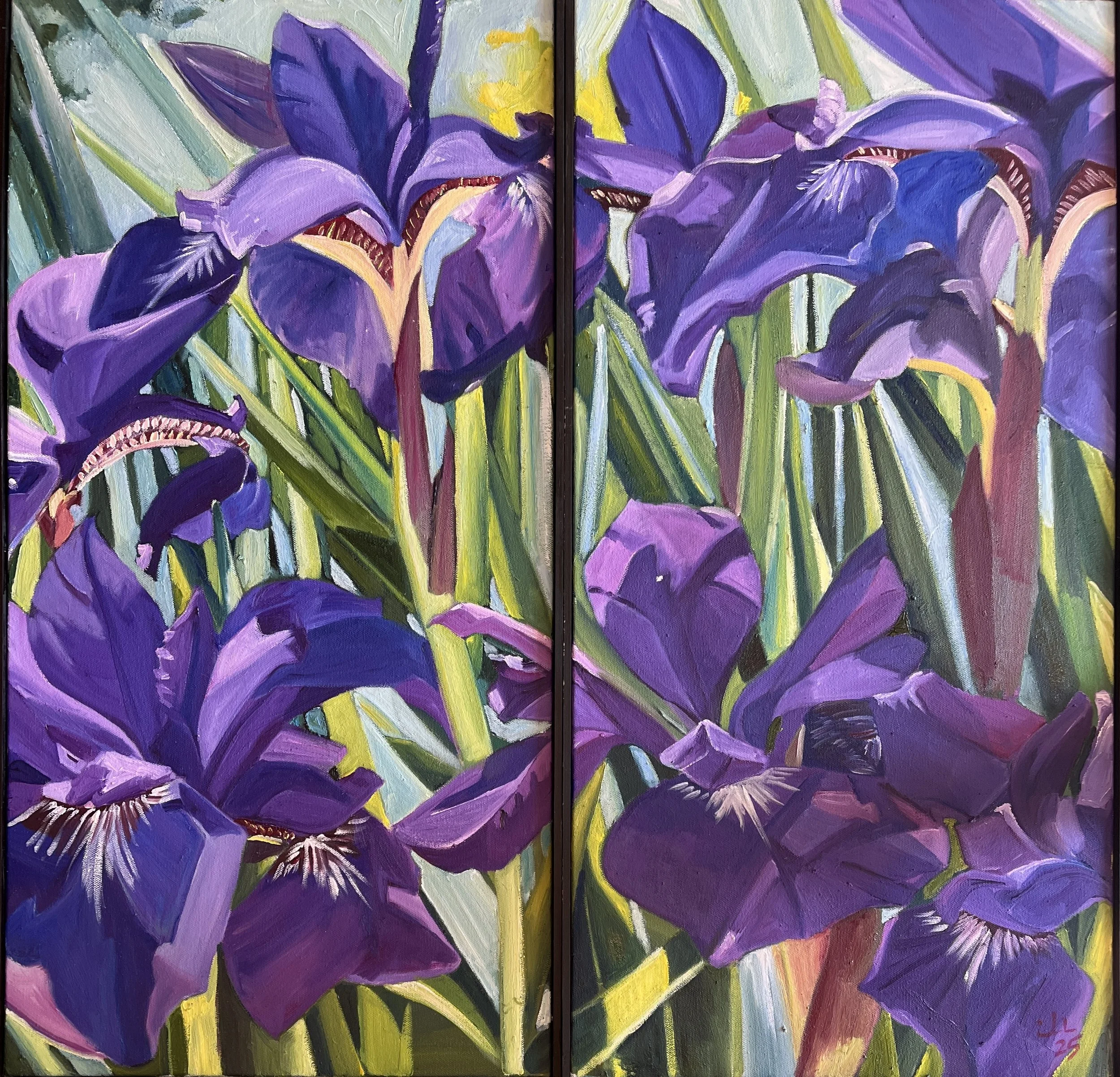Linda Layton - A Field of Irises