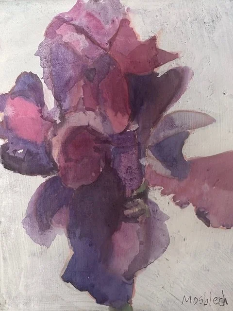 82 - Mary Mosblech - Iris in Full Bloom