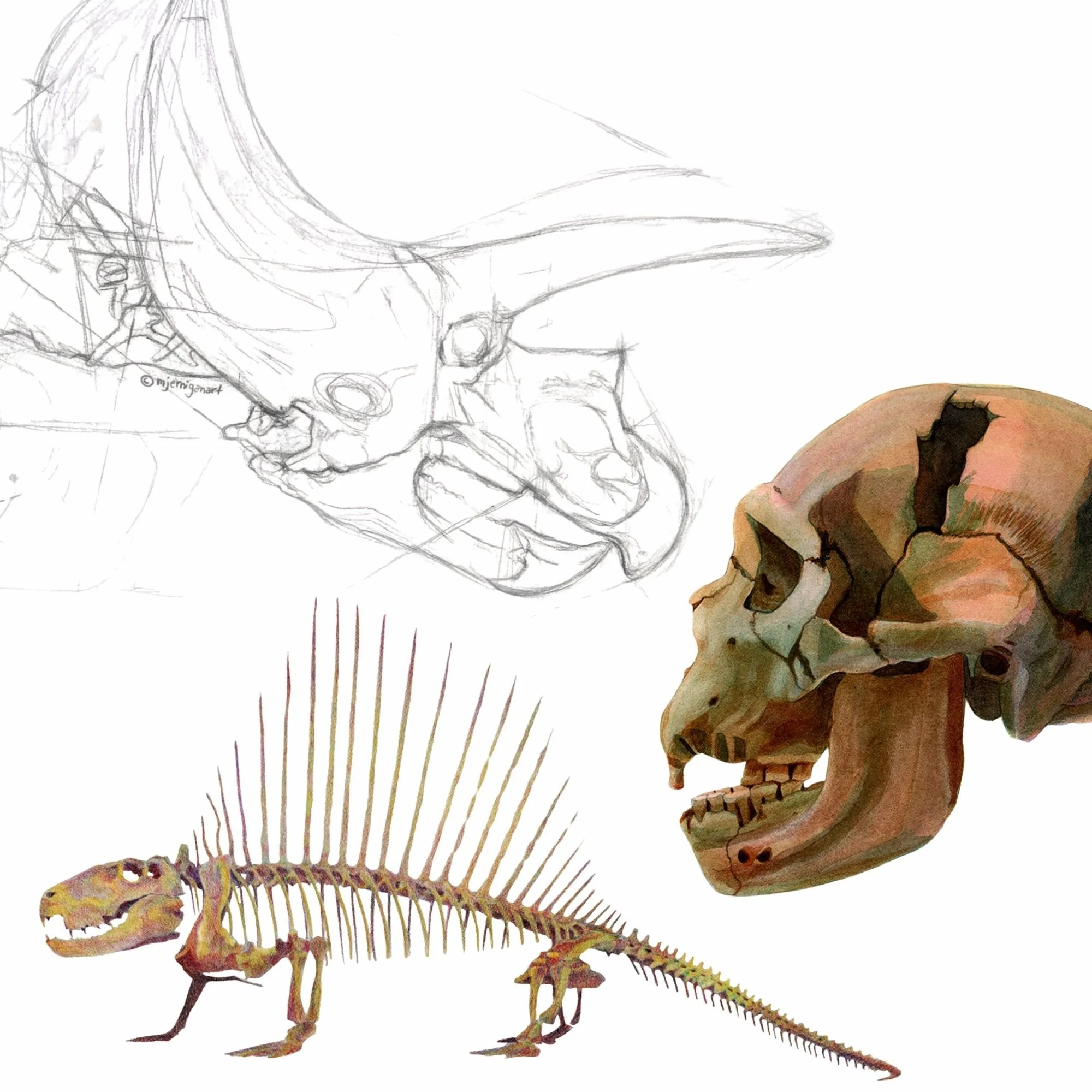 Paleolithic Art- 2 Day Drawing and Watercolor Workshop July 25 & 26, 2026